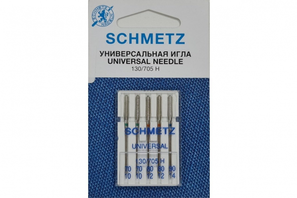 Иглы Schmetz универсальные (70x2, 80x2, 90x1), 5 шт в Железногорске