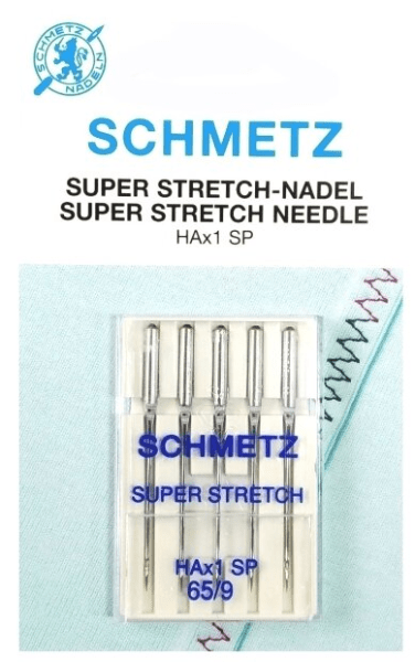 Иглы Schmetz супер-стрейч HAx1 SP 65/9, 5 шт в Железногорске
