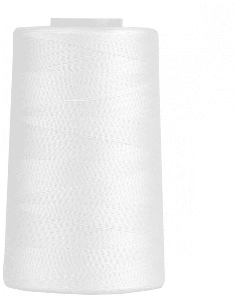 Нитки Sewing Thread 40/2 5000 ярд. цвет - белый 100% п/э в Железногорске
