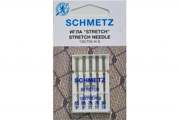 Иглы Schmetz стрейч combi (65x2, 75x2, 90x1), 5 шт в Железногорске